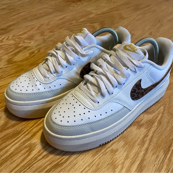 Nike Wmns Court Vision Alta 'Leopard' Leather size 10 - Picture 4 of 7